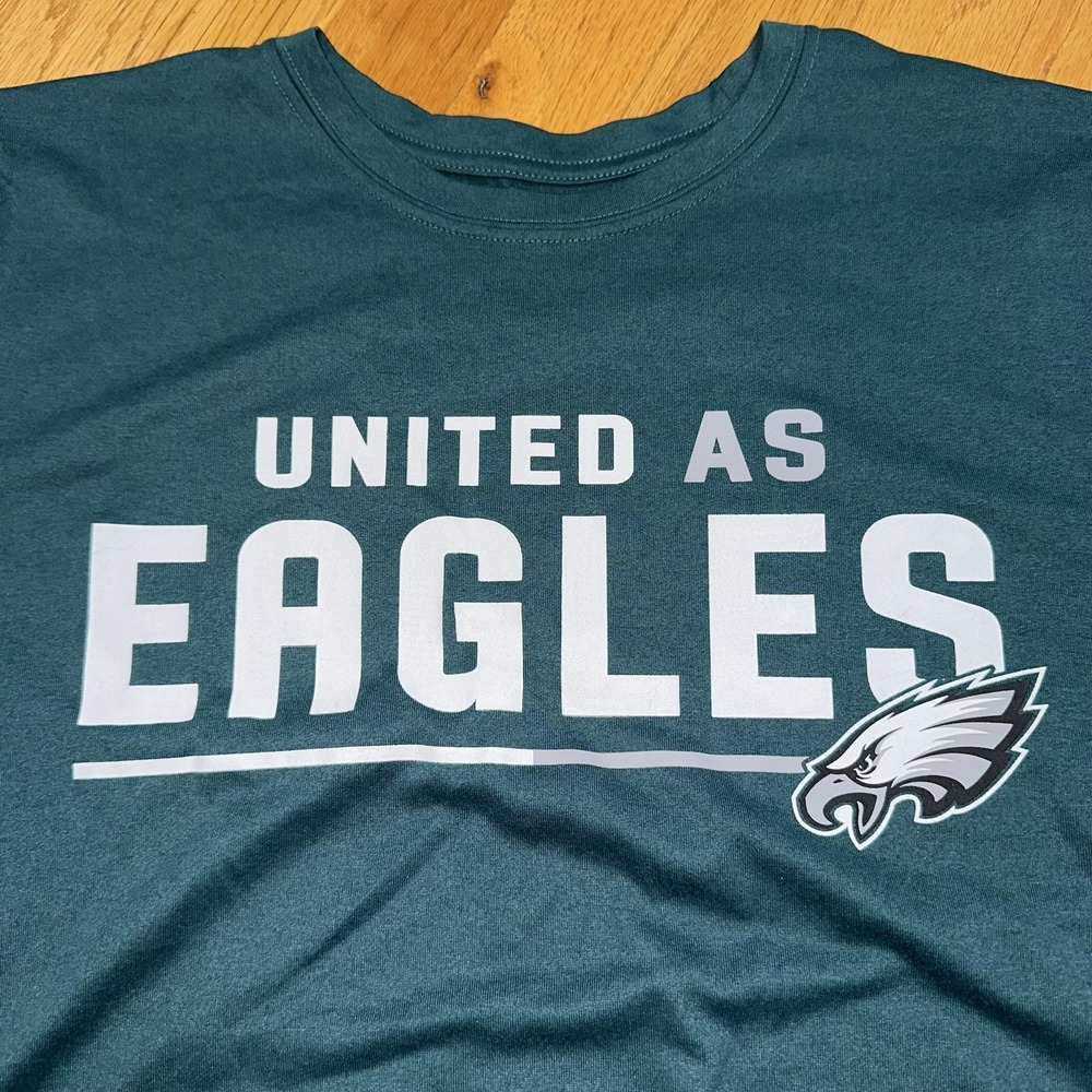 Philadelphia Eagles Shirt Mens Large NFL Football Dri Fit United as Eagles Nike - Picture 3 of 9